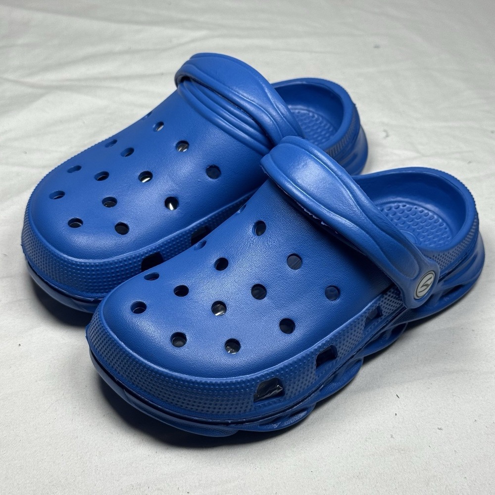 Kids Blue Clogs Size 10 Toddler Slip On Sandals Lightweight Water‎ Shoes